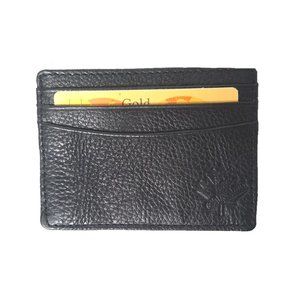 Genuine Cowhide Leather Slim Mini Card Wallet #8407